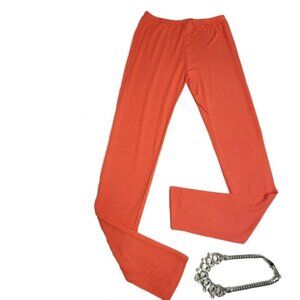𝅺CORAL Stretchy Leggings Pants Size Small or Medium